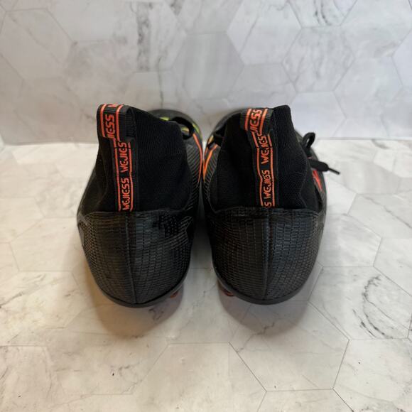 Wejiess Soccer Cleats No Size Tag Men Sz 10 Black Orange Yellow Volt Good Cond main image 7